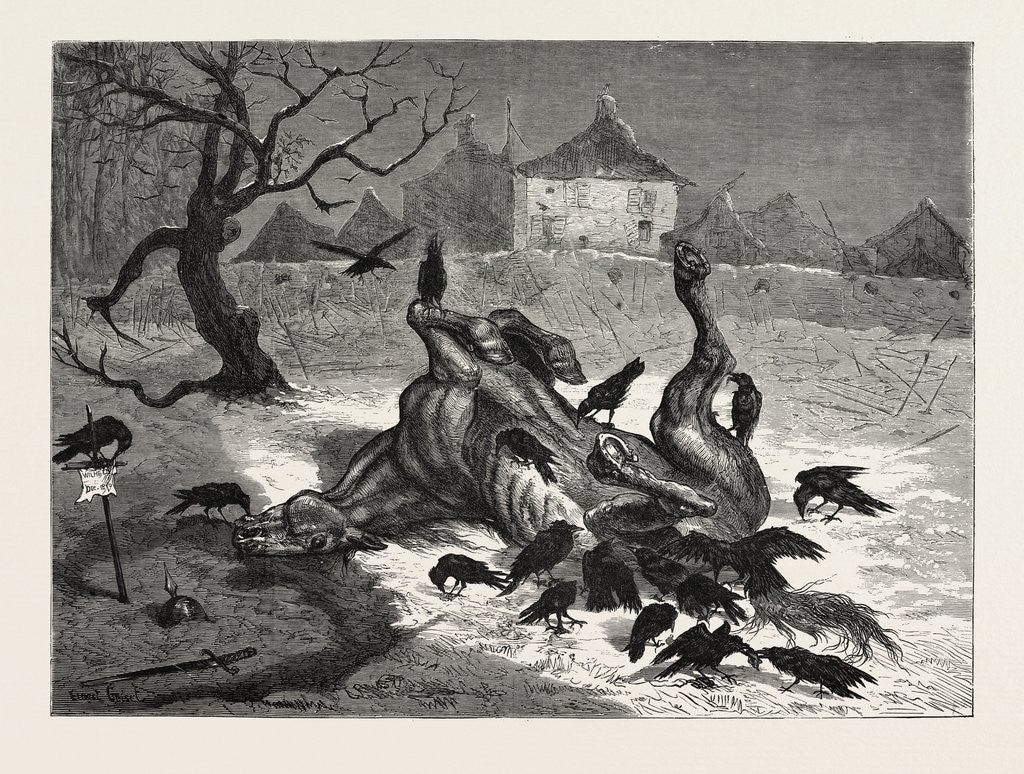 Detail of The The Horrors of War: on the Road to Beaugency, France, 1871 by Anonymous
