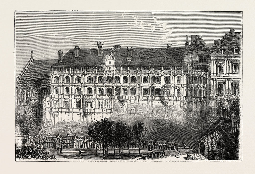 Detail of The Chateau of Bloi, France, 1871 by Anonymous