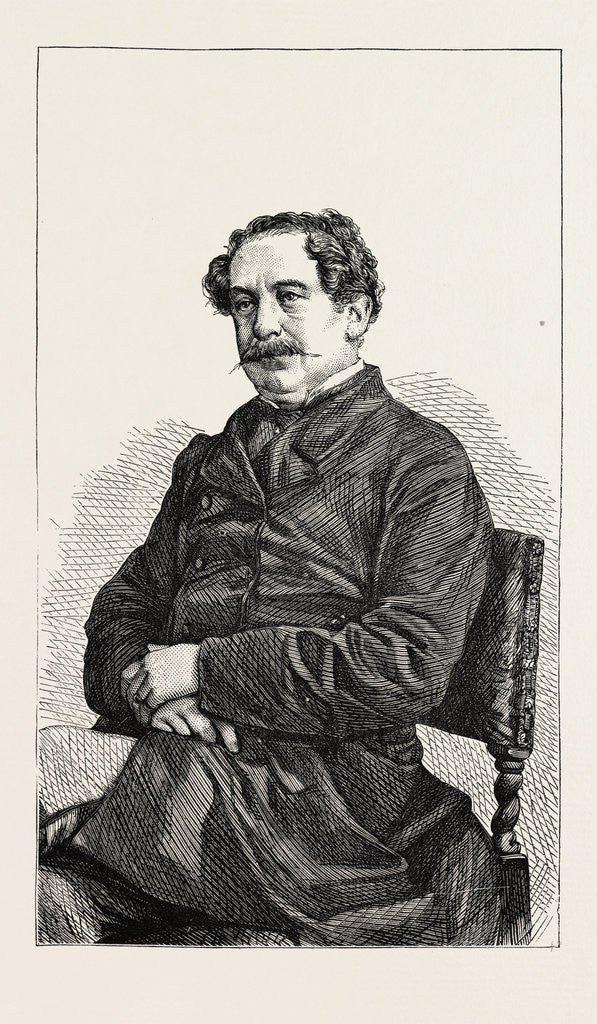 Detail of Dr. W.H. Russell, War Correspondent by Anonymous