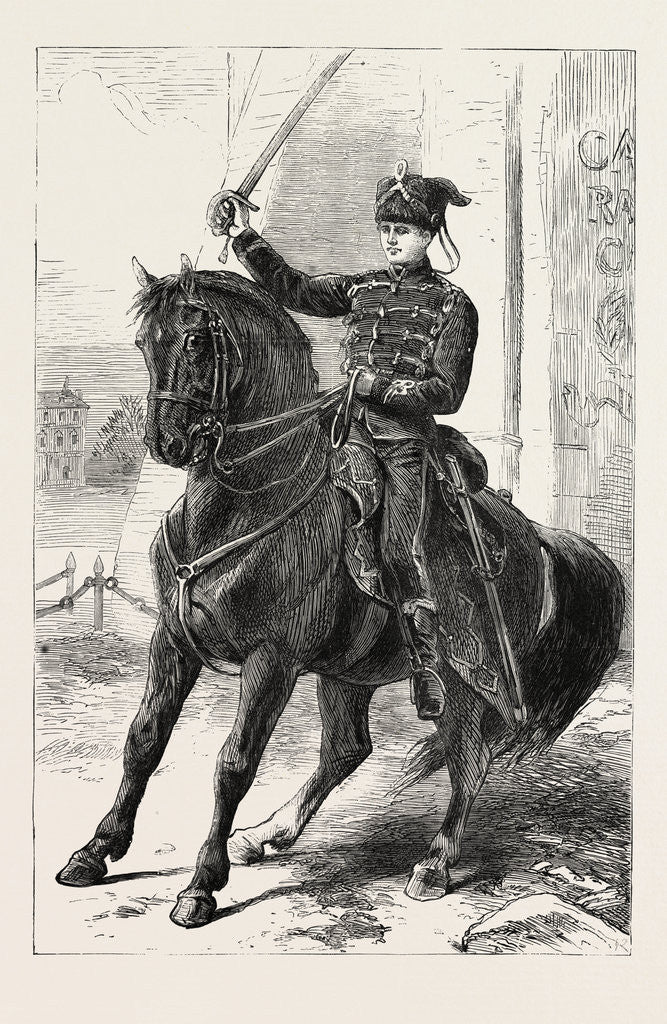 Detail of The The First German in Paris, France, 1871 by Anonymous