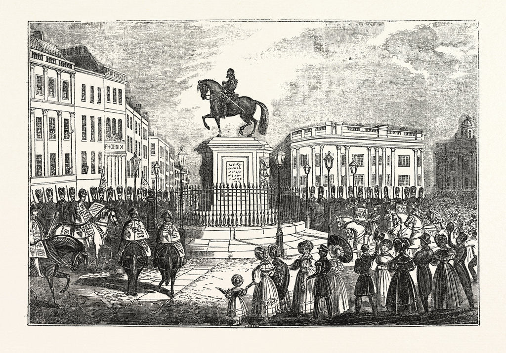 Detail of Proclamation of Her Majesty by Anonymous