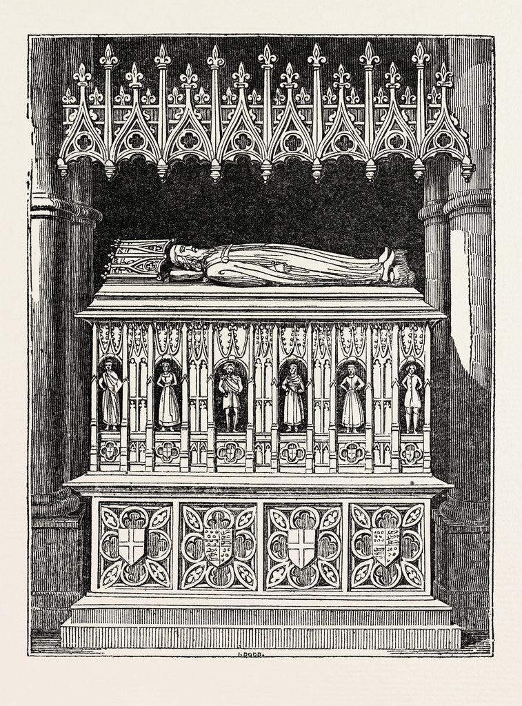 Detail of Tomb of Edward Ii in Gloucester Cathedral by Anonymous