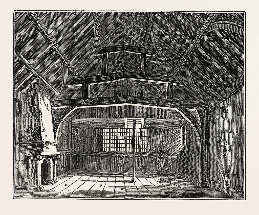 Detail of Bedchamber at Leicester, wherein Richard III slept a few nights before the Battle of Bosworth by Anonymous