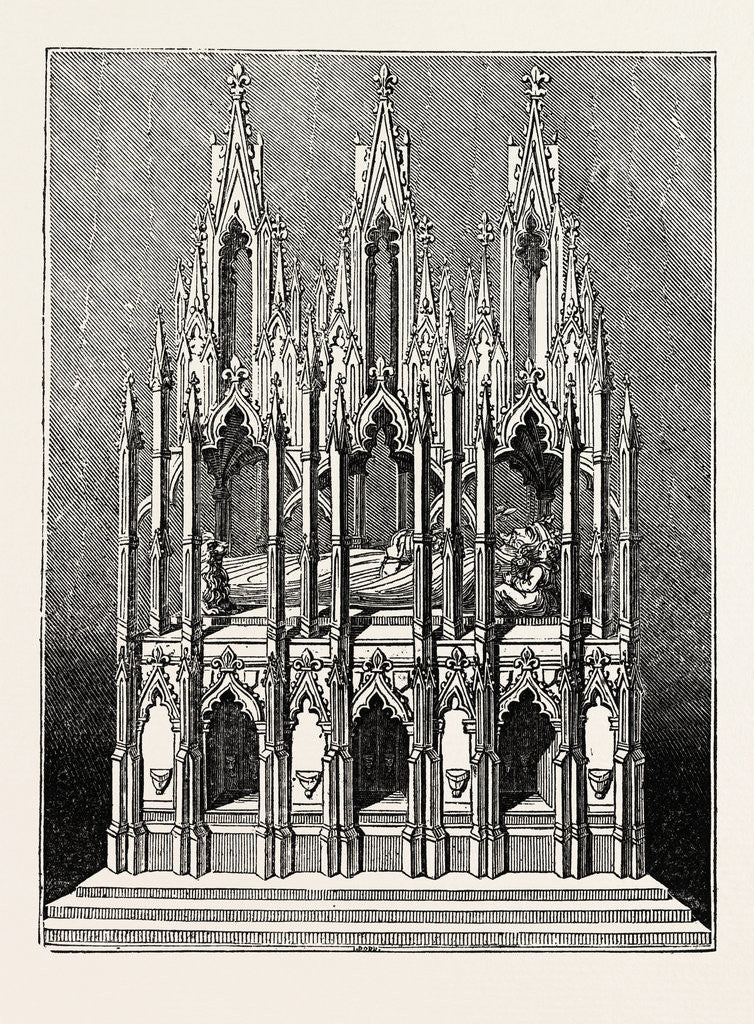 Detail of Tomb of Edward Ii in Gloucester Cathedral by Anonymous