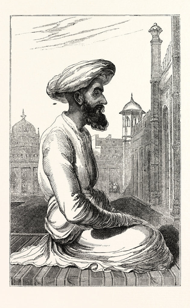 Detail of A Mohammedan at Prayers by Anonymous