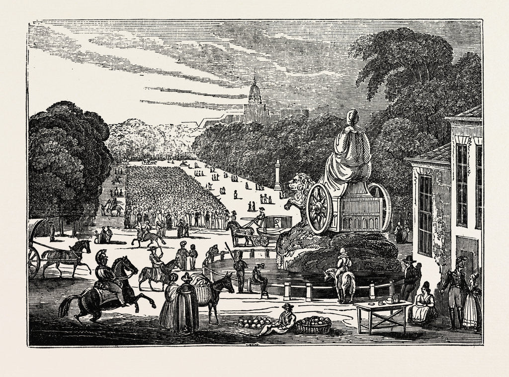 Detail of The Prado by Anonymous