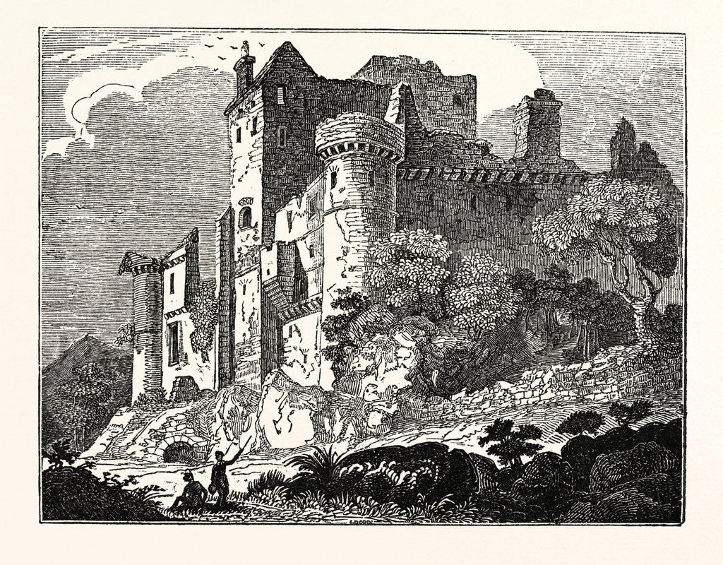 Detail of Craigmillar Castle by Anonymous