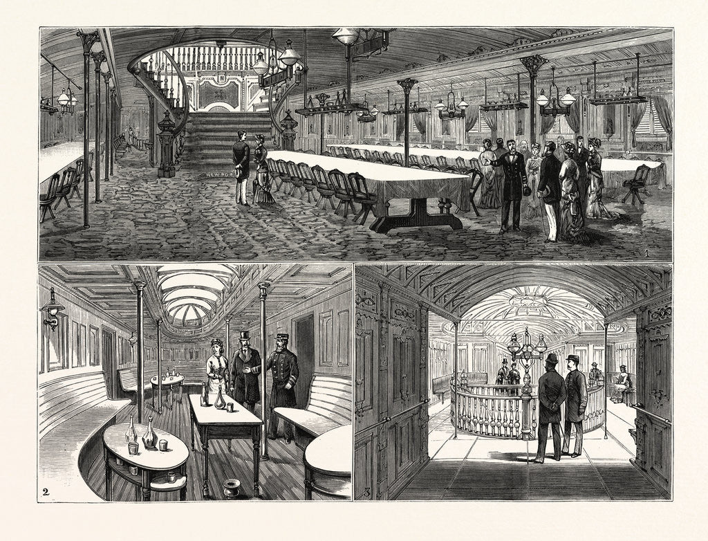 Detail of New York: The Latest Achievement in American Steamship Architecture: The Newport, of the New York and Havana Line. by Anonymous