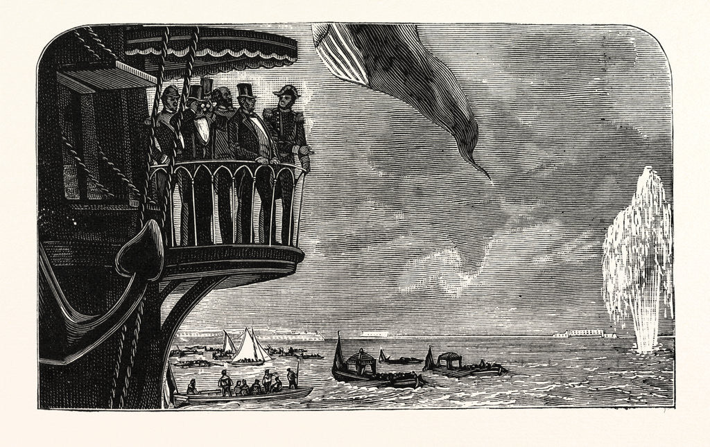 Detail of France: The Three Presidents Witnessing Torpedo Experiments by Anonymous