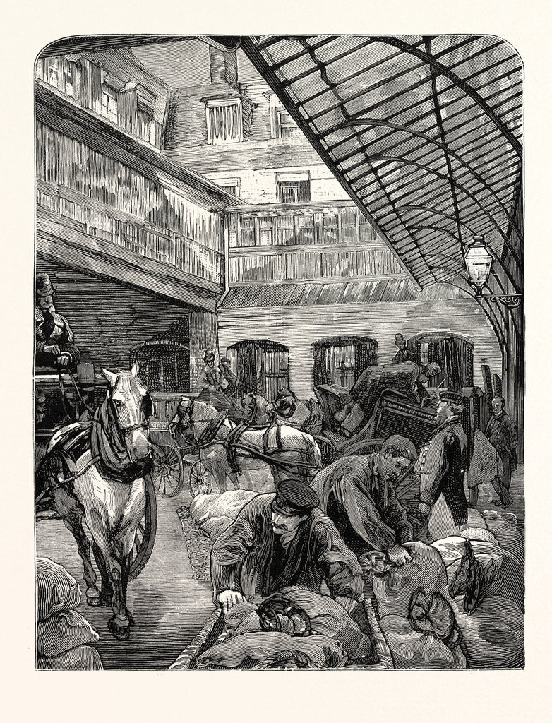 Detail of France: The New Post Office, Paris by Anonymous