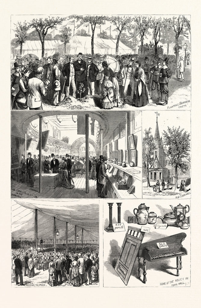 Detail of Rhode Island: Celebration of the Two Hundredth Anniversary of the Settlement of Bristol by Anonymous