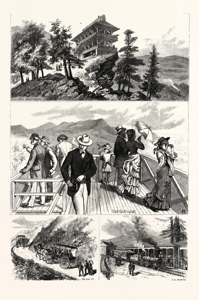Detail of Maryland: Attractions of Penn-Mar Park and High Rock, in Washington County by Anonymous