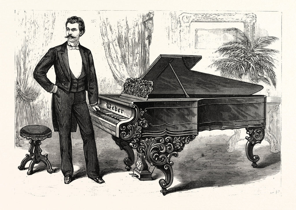 Detail of Constantin Sternberg, the Eminent Russian Pianist, Now Performing in New York City by Anonymous