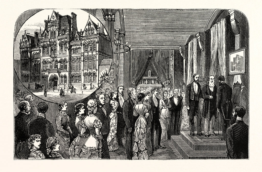 Detail of England: Opening of the Mason Science College Birmingham by Anonymous