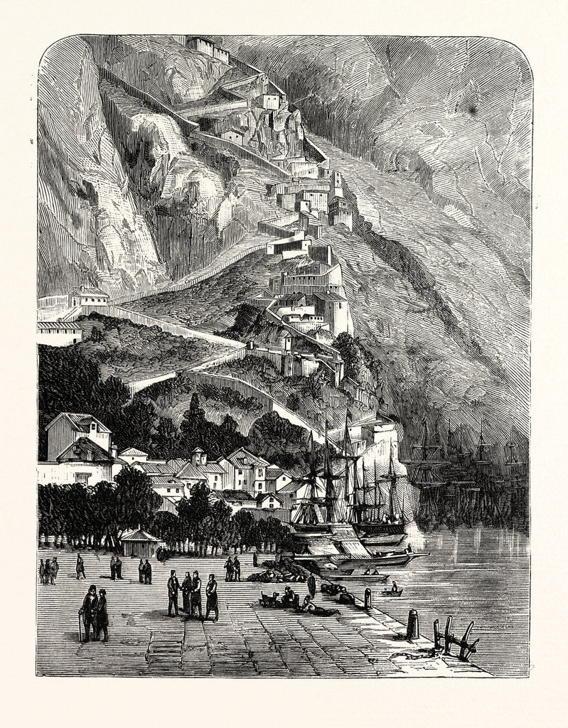 Detail of Montenegro: The Road Leading from Cattaro to Cettinge by Anonymous