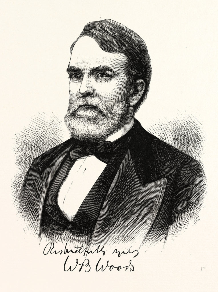 Detail of Hon. William B. Woods, Newly-Appointed Associate Justice of the United States Supreme Court by Anonymous