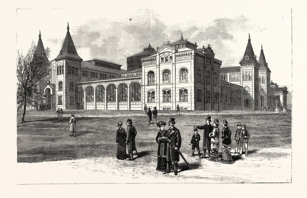 Detail of District of Columbia: The New Building of the National Museum at Washington by Anonymous