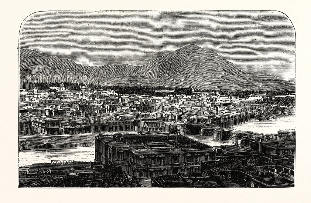 Detail of View Of The City Of Lima. by Anonymous