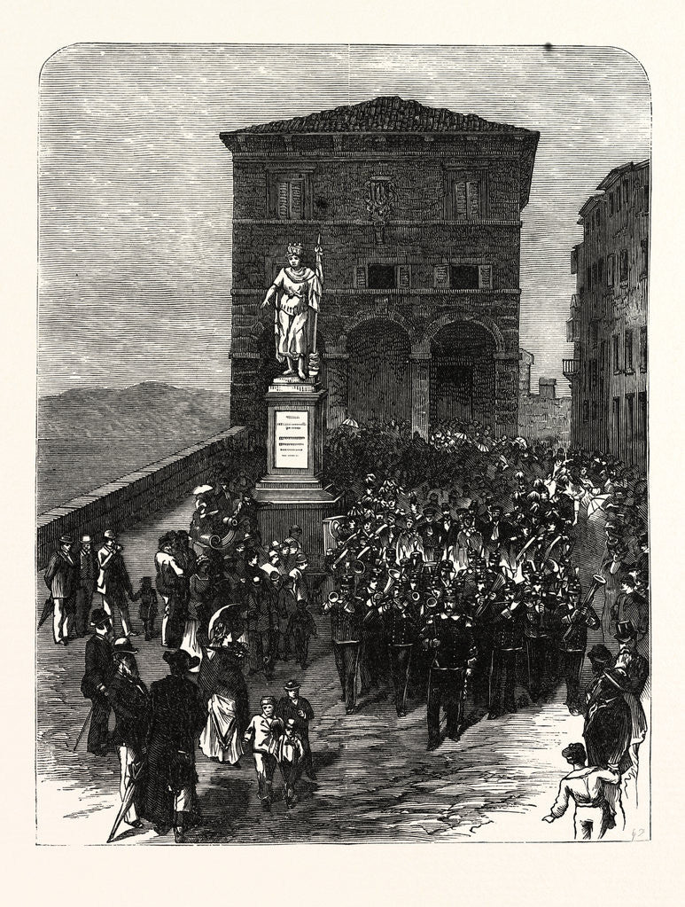 Detail of Italy: Entrance of the New Administration of the Republic of San Marino by Anonymous