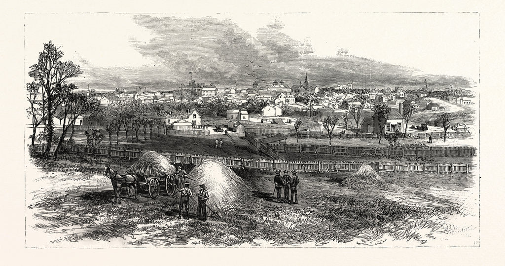 Detail of Georgia, Views in Atlanta, the Phoenix City of the South: General View of the City by Anonymous