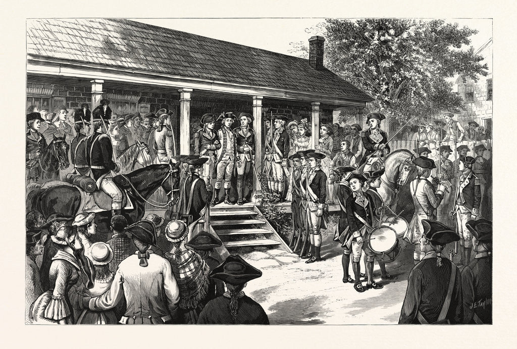 Detail of New York: Centennial of the Capture of Major André at Tarrytown by Anonymous