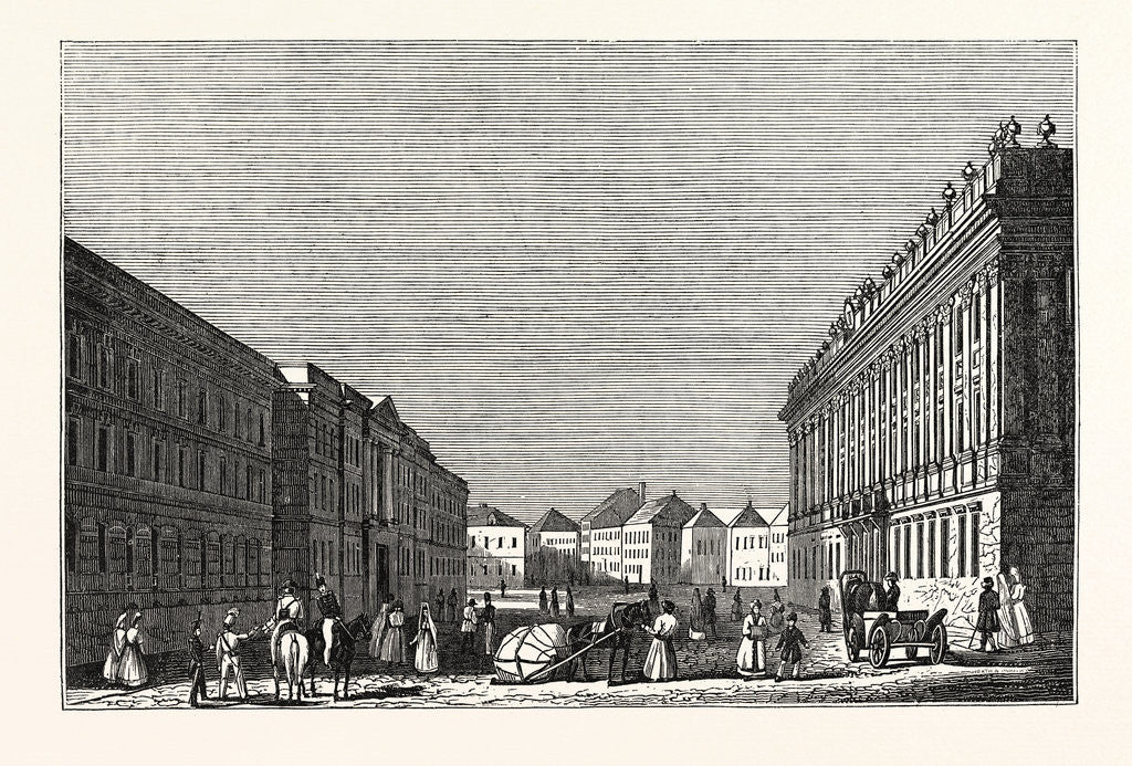 Detail of The Marble Palace at St by Anonymous