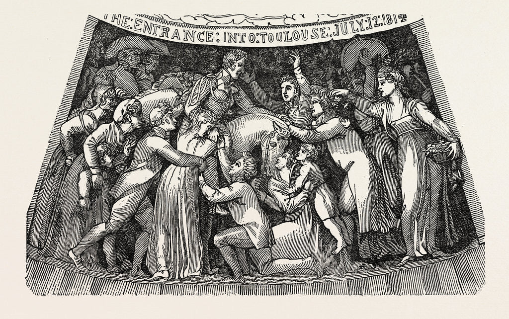 Detail of The Ninth Compartment of the Wellington Shield by Anonymous