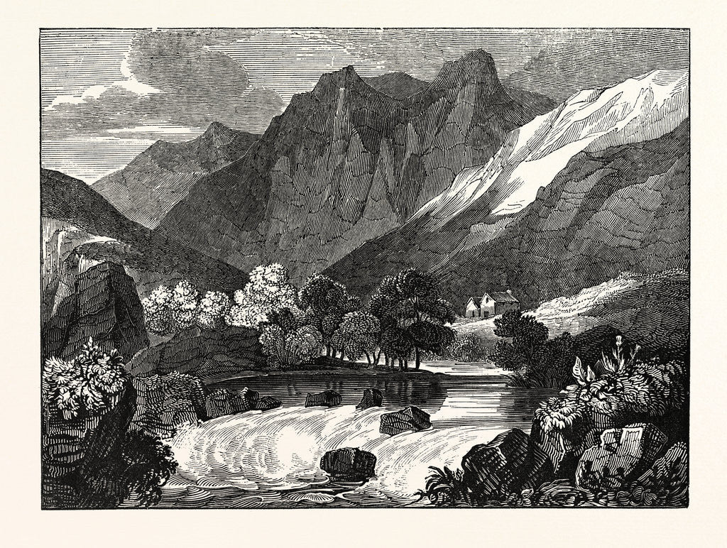 Detail of The Vale of Glenco by Anonymous