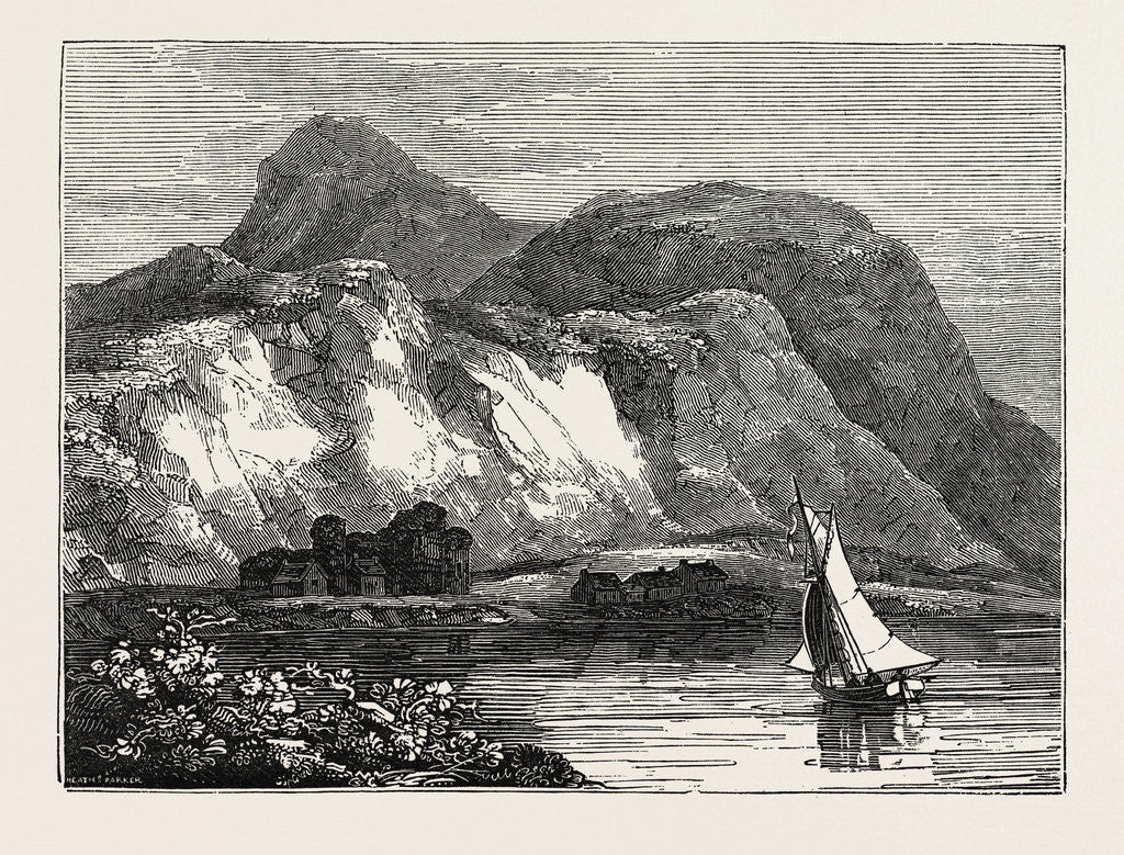 Detail of View of Inverlochy Castle and Ben Nevis by Anonymous