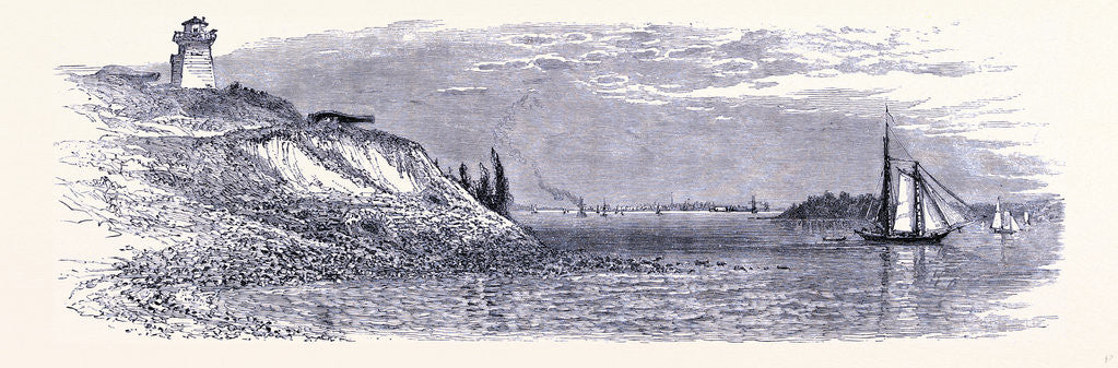 Detail of View of New York by Anonymous