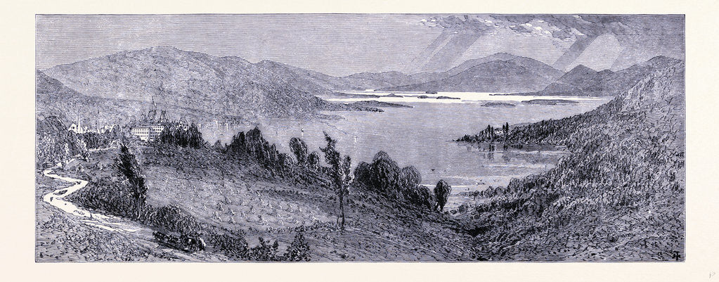 Detail of Lake George by Anonymous