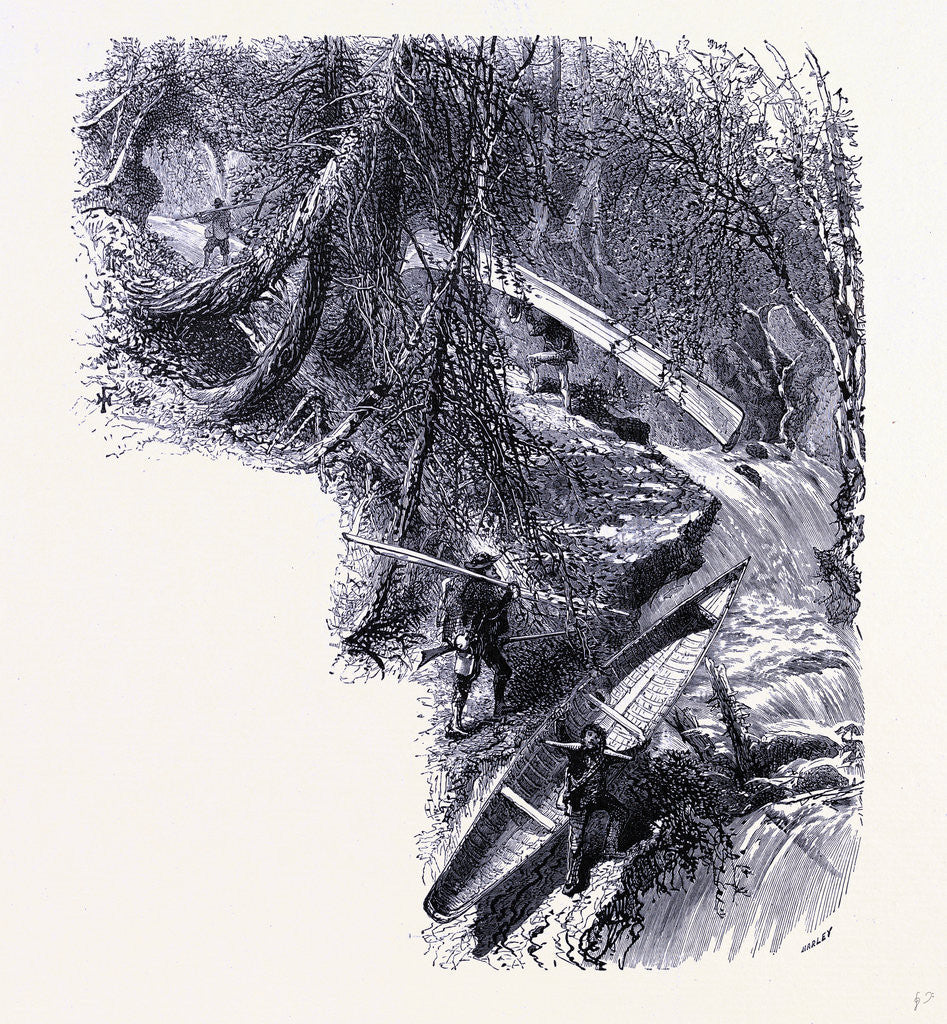 Detail of Near the Tupper Lake by Anonymous