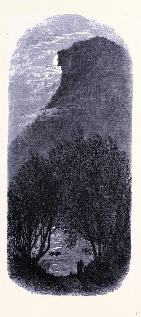 Detail of Profile Mountain by Anonymous