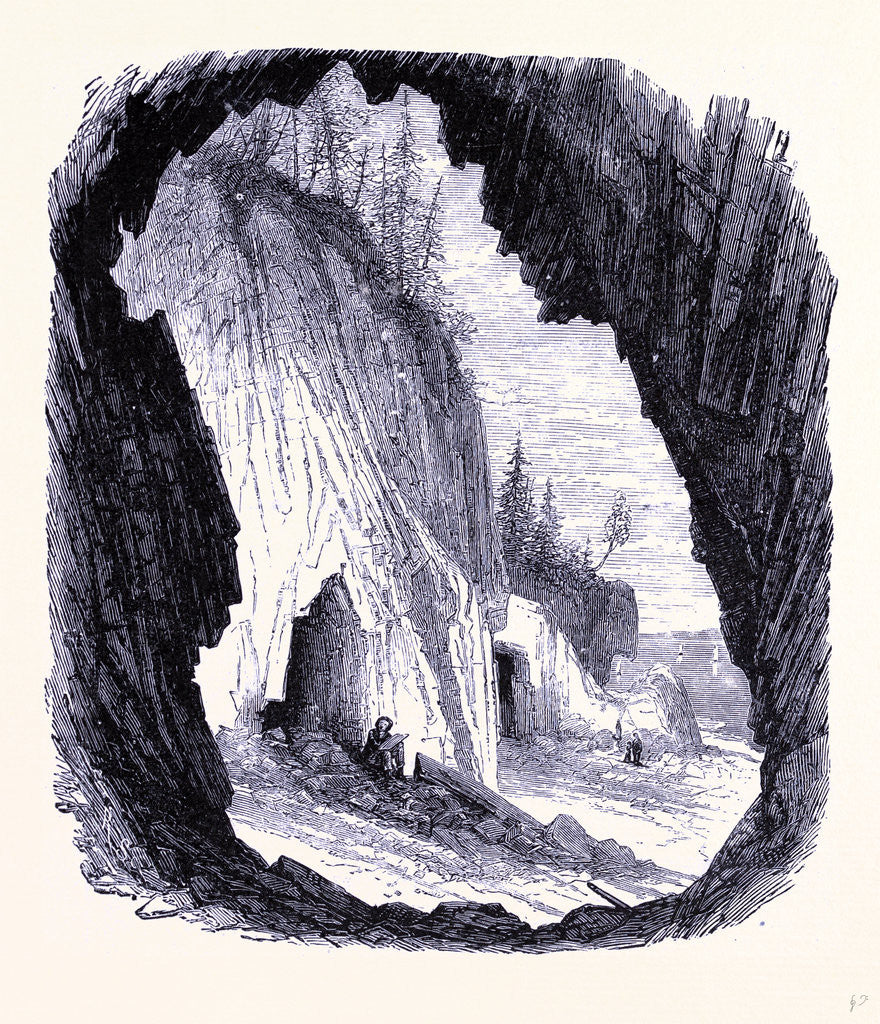 Detail of View from Via Mala Towards the Ovens by Anonymous