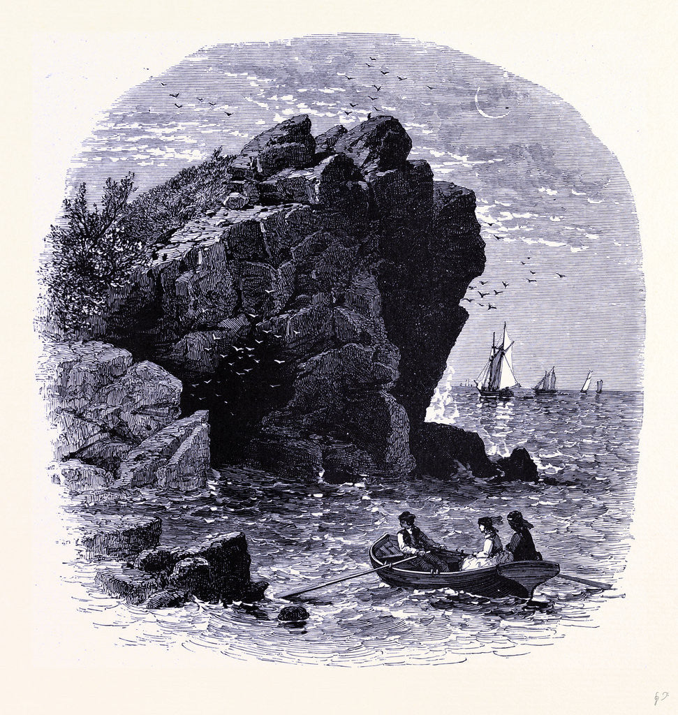 Detail of The Swallow Cave by Anonymous