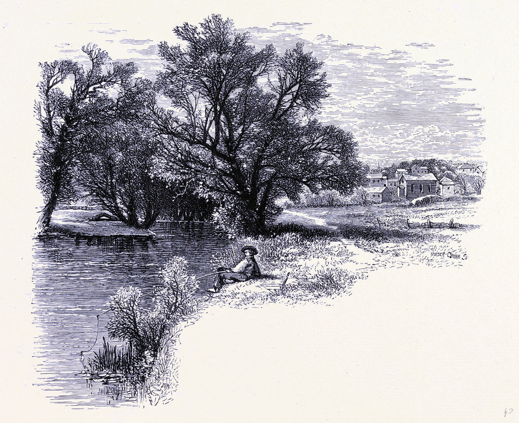 Detail of Jamaica Plain Boston by Anonymous