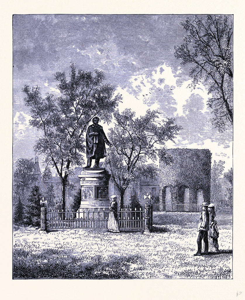 Detail of Statue of Commodore Perry by Anonymous