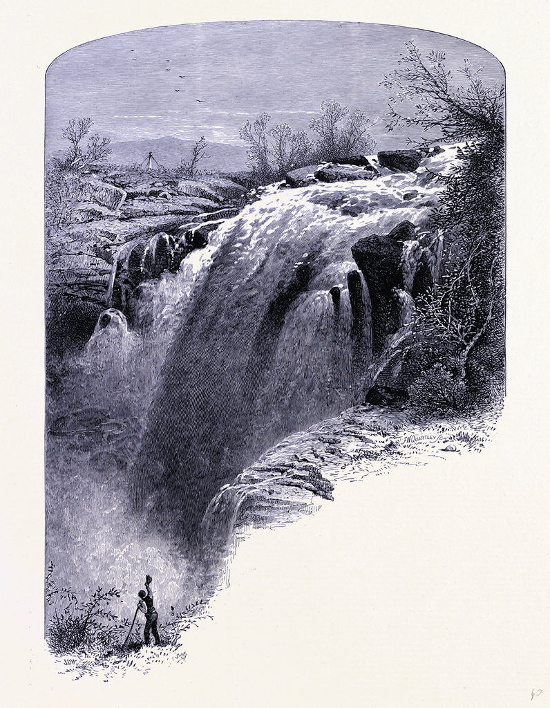 Detail of Housatonic Waterfall by Anonymous