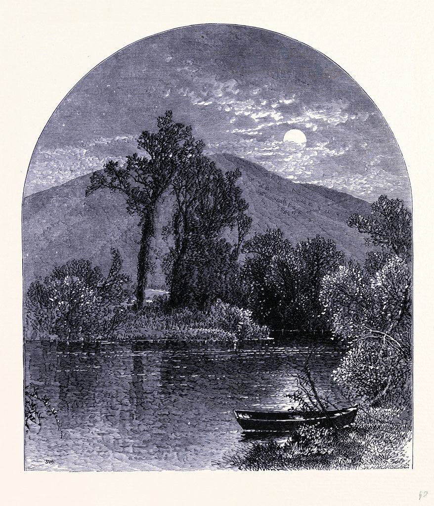 Detail of Hoosac River North Adams by Anonymous