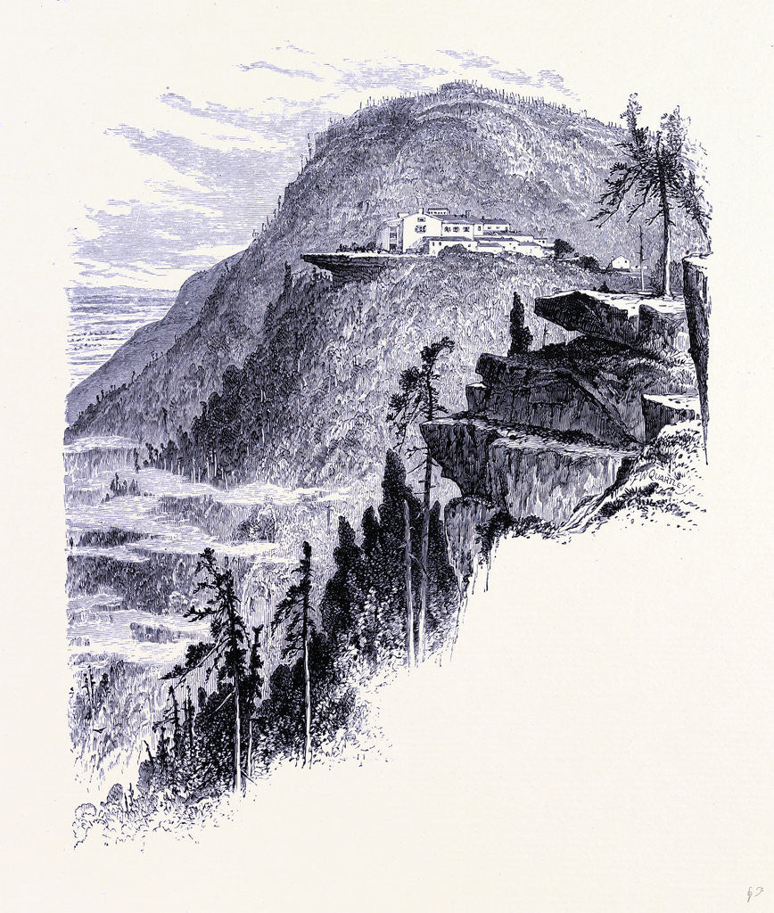 Detail of The Mountain House by Anonymous