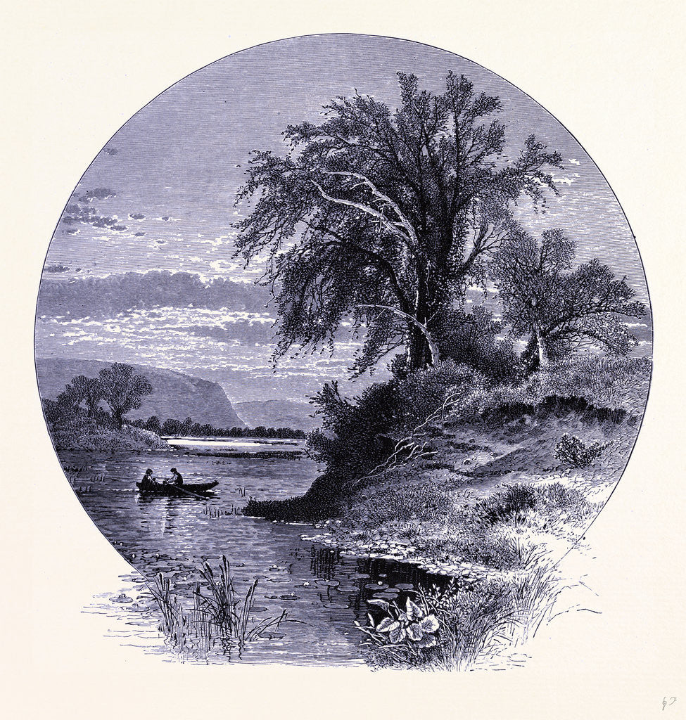 Detail of Mohawk Valley and Mohawk River by Anonymous