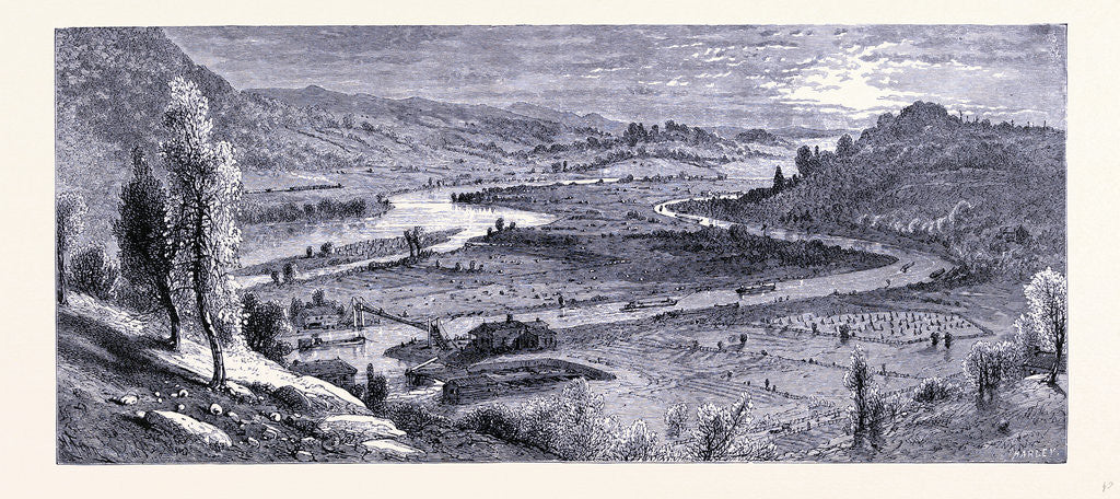 Detail of Mohawk Valley by Anonymous