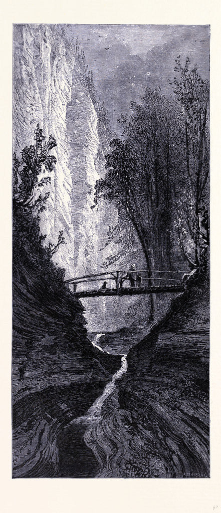 Detail of Glen Cathedral by Anonymous