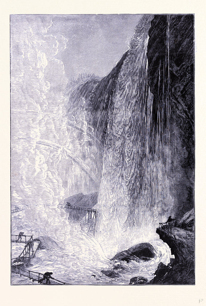 Detail of Upper Falls USA by Anonymous