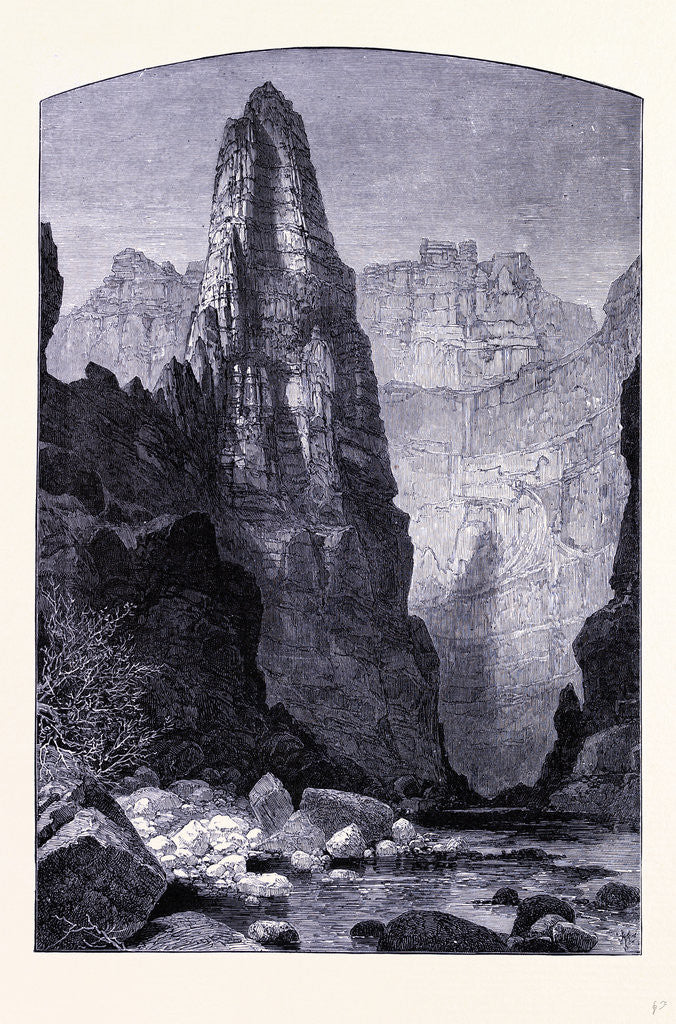 Detail of Kaneb Canyon by Anonymous