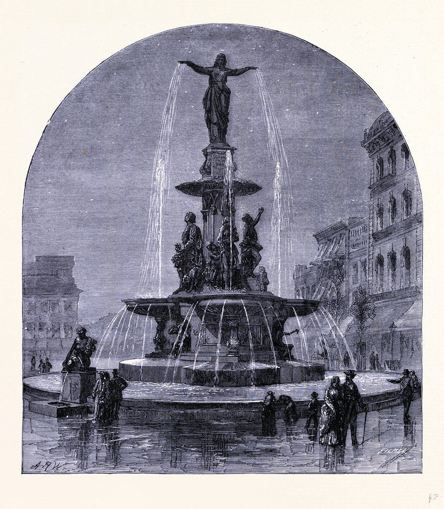 Detail of The Tyler Davidson Fountain by Anonymous