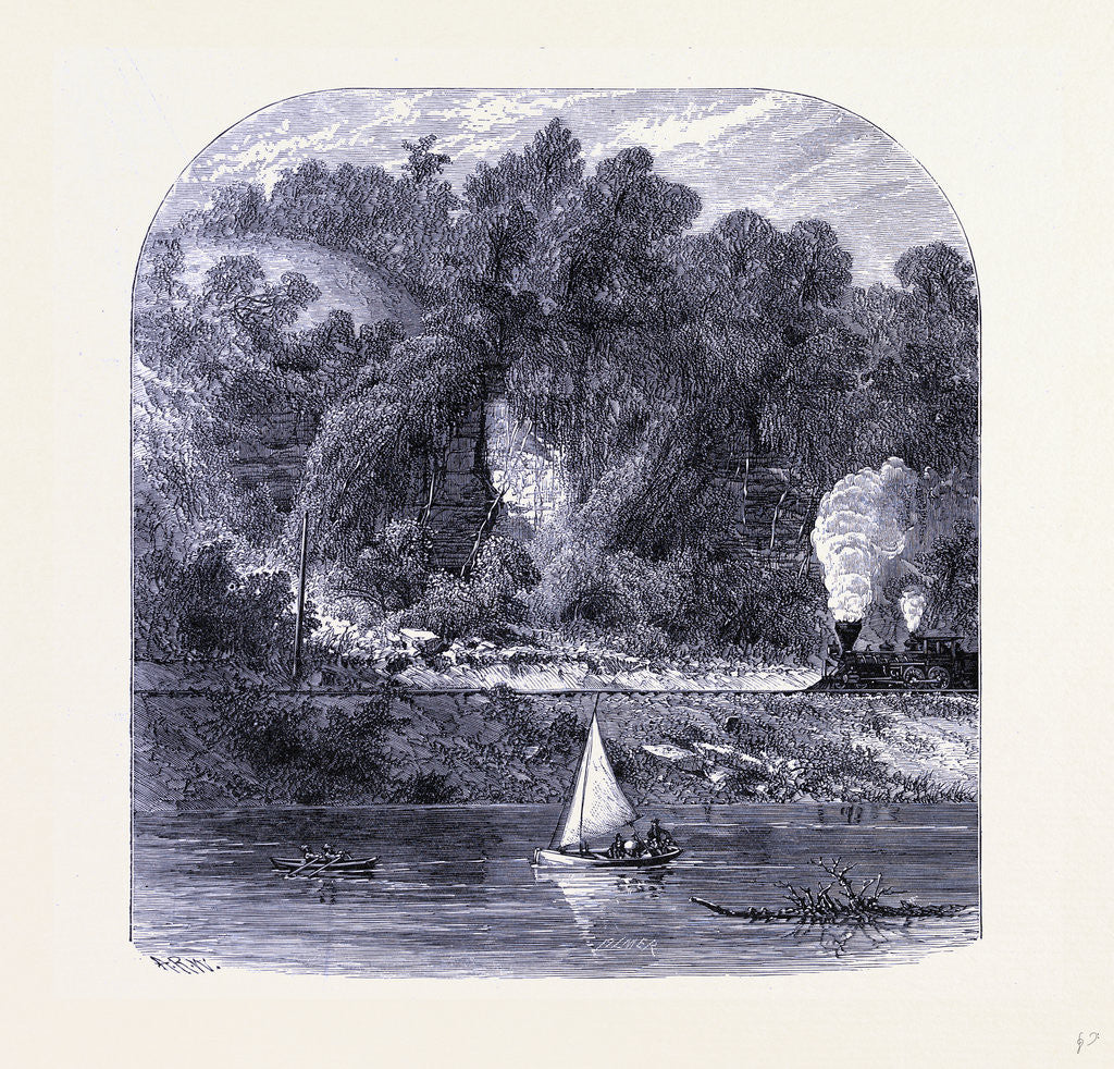 Detail of Limestone Rocks Near St. Paul by Anonymous