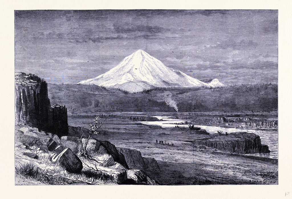 Detail of Mount Hood by Anonymous