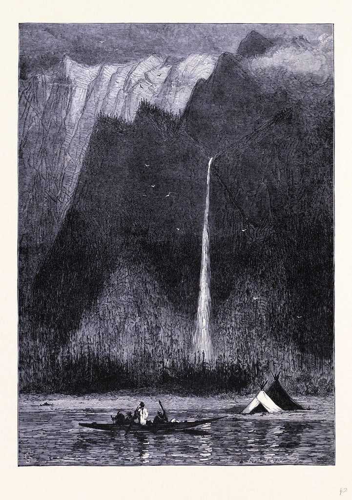 Detail of The Waterfall of Multanowa by Anonymous