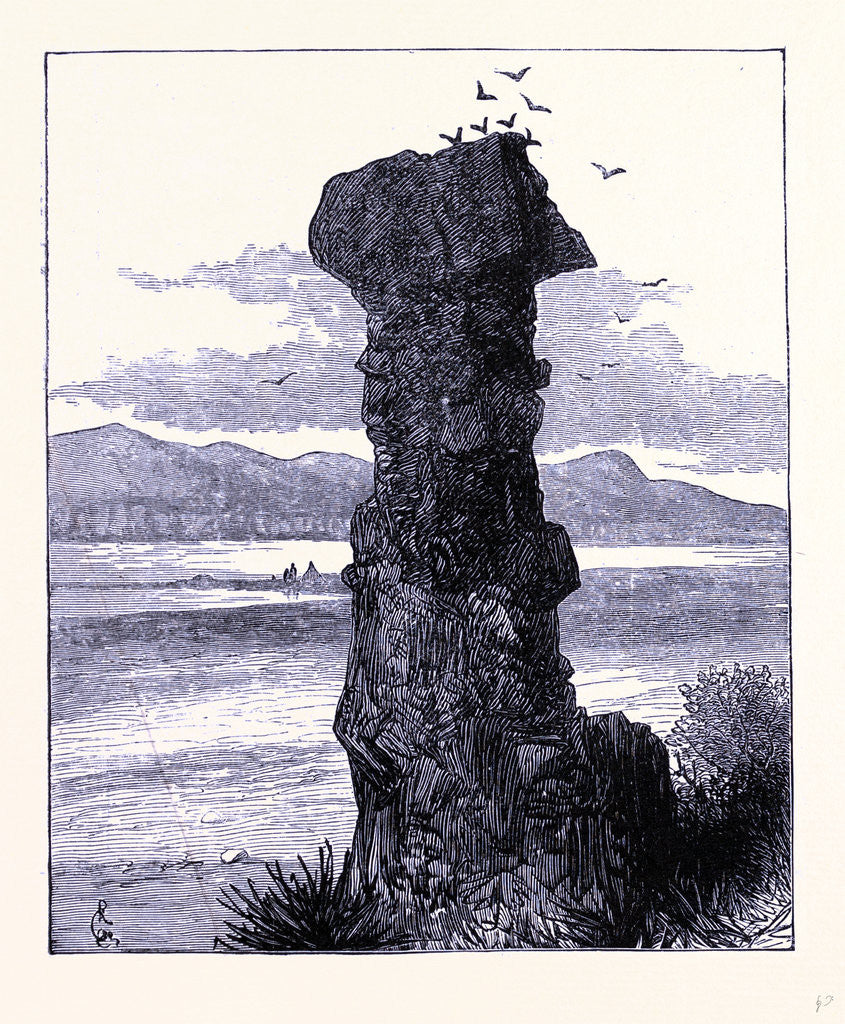 Detail of Peak of Red Rock by Anonymous